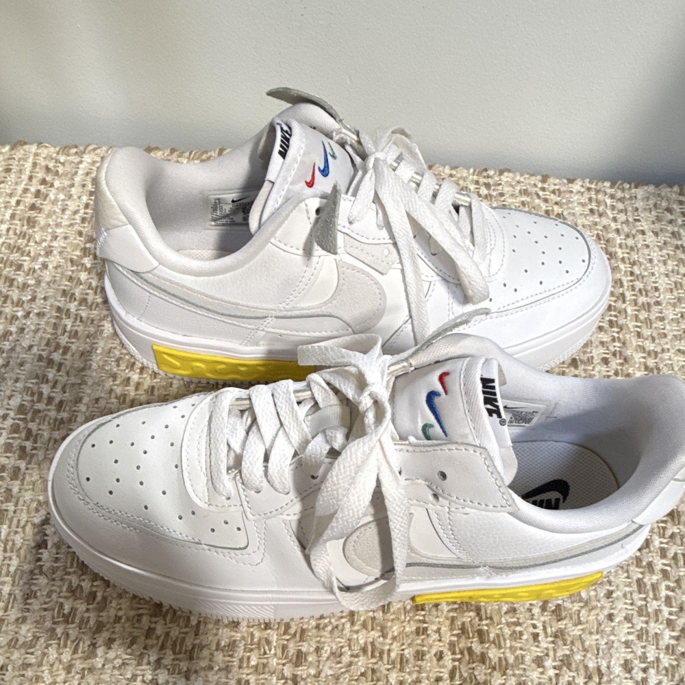 Nike Air Force 1 Fontanka Women's Low Top Leather Lace-Up Sneakers US 9.5